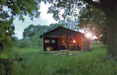 Tent exterior