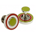 Red clay cufflinks Red clay cufflinks