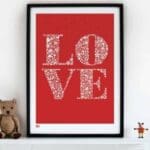 Love print Love print