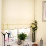 Natural Scallop Roller Blind