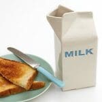 Ceramic 'MILK' carton jug Ceramic 'MILK' carton jug