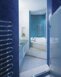 Cool blue bathroom Cool blue bathroom