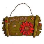 Handmade Wooden Welcome Sign Handmade Wooden Welcome Sign