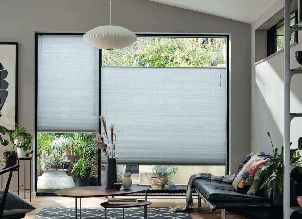 Thermal pleated blinds