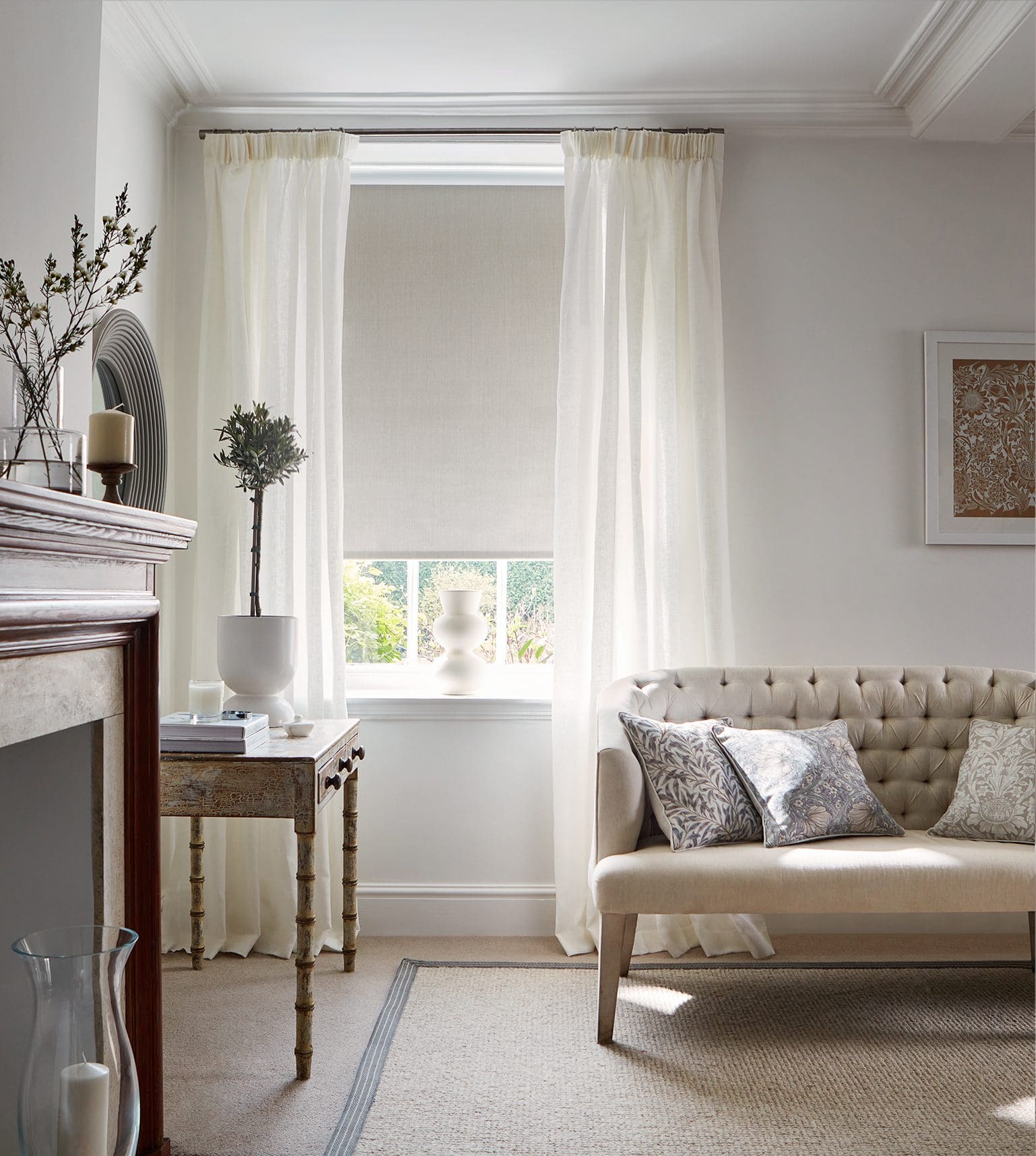 Window blinds and clearance drapes