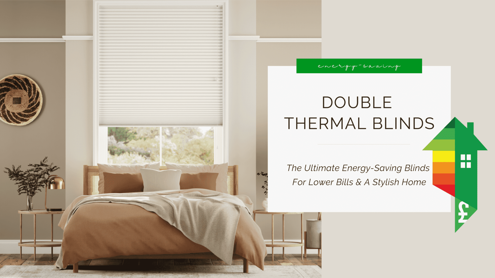 How To Save Energy This Winter with our Double Thermal Blinds