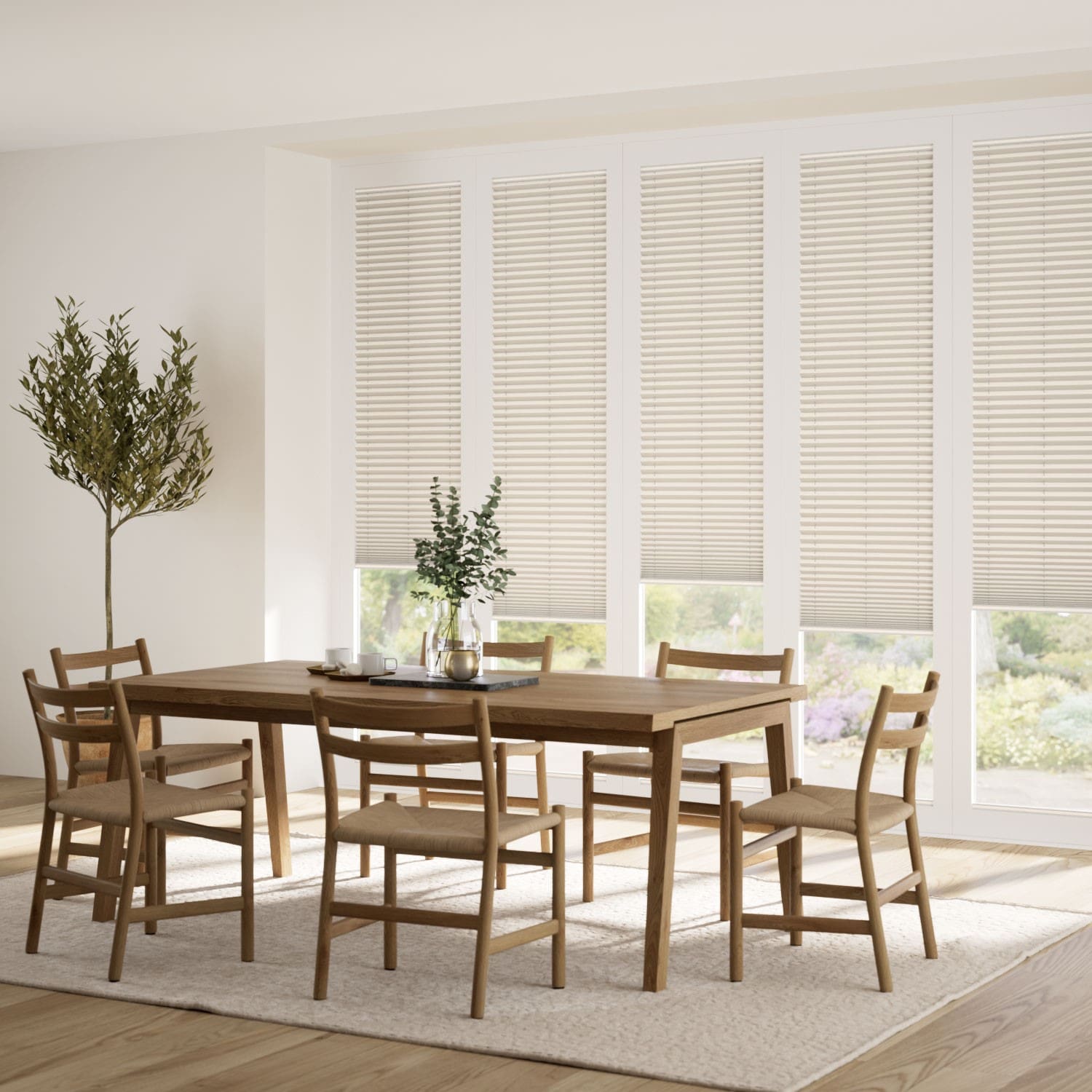 BiFold ClickFIT Oatmeal Thermal Pleated Blind