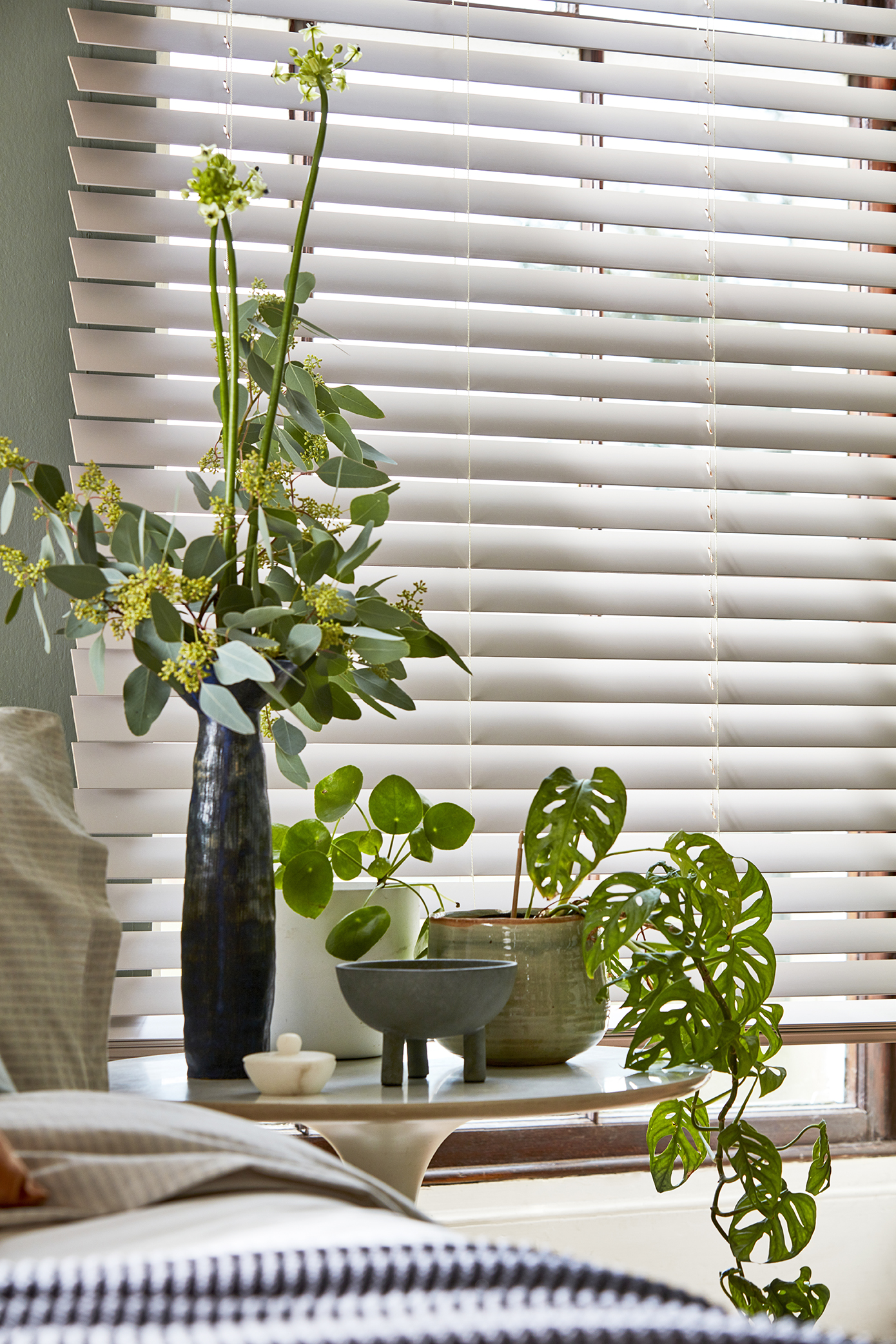 How To Clean Wood Blinds Blinds 2go Blog   Contempo Almond Faux Wood Blind 