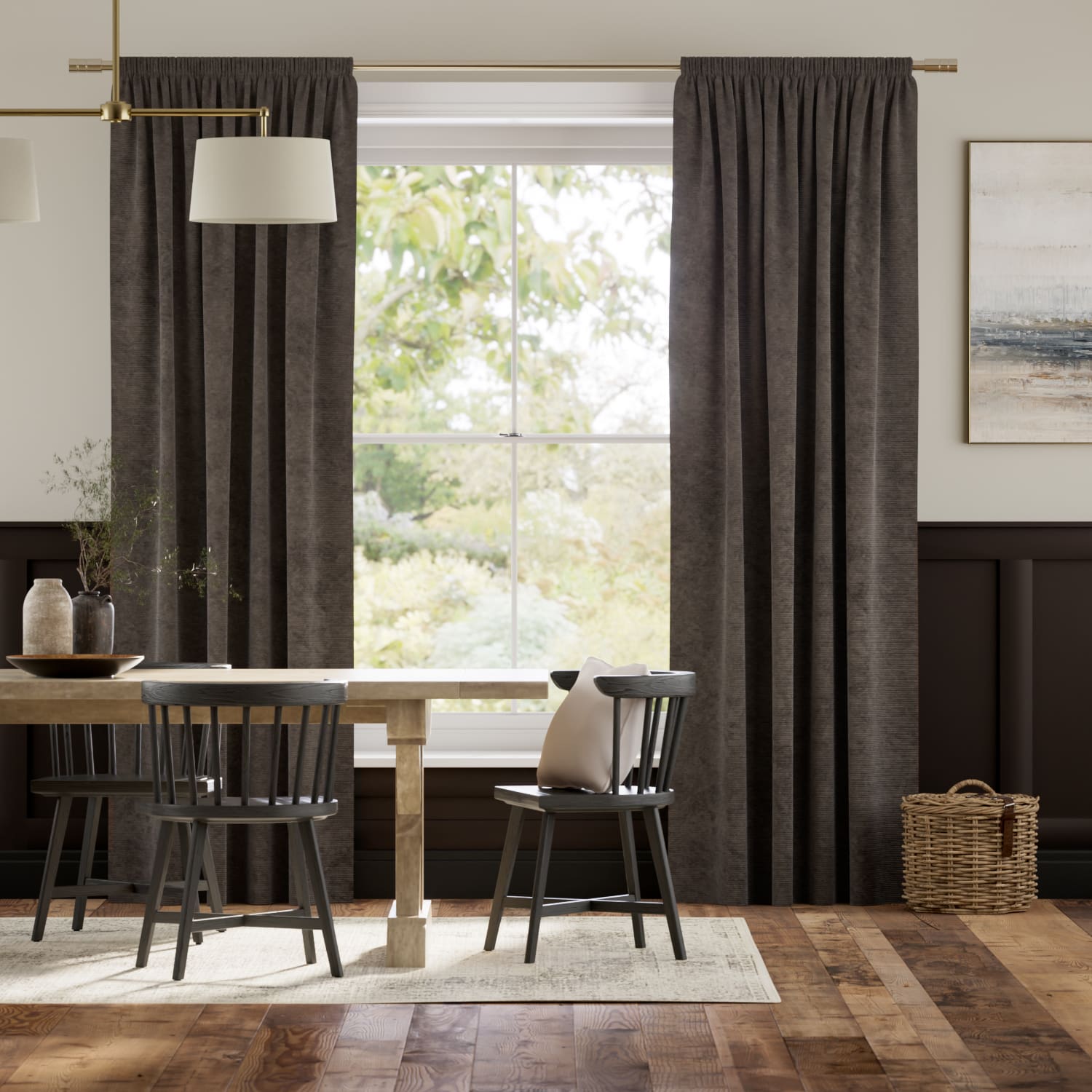 Alva Espresso Curtains