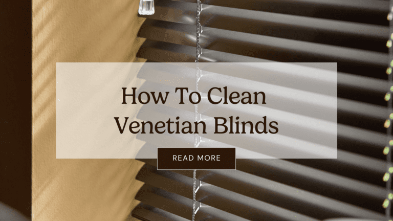 How to clean venetian blinds cover image