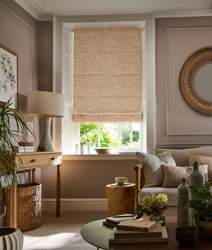 Liberty Mitsi Shadow Blush Roman Blind