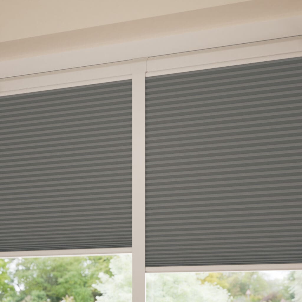 PerfectFIT DuoShade Nickel Grey Thermal Blind with T-Bar