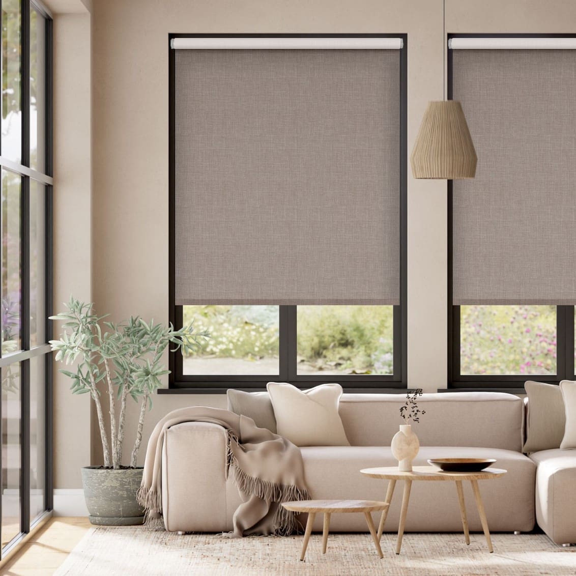 Canali Blackout Mocha Roller Blind