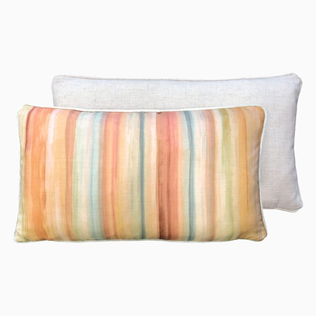 Oasis Stripe Terracotta Cushion