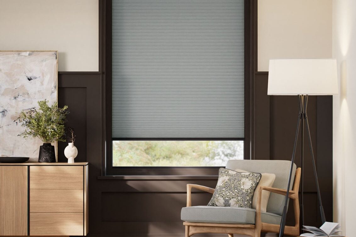 Stick On DuoLight Nickel Grey Thermal Blind